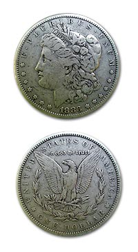 Morgan silver dollar