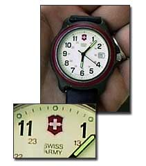 how to spot a fake swiss army watch in France